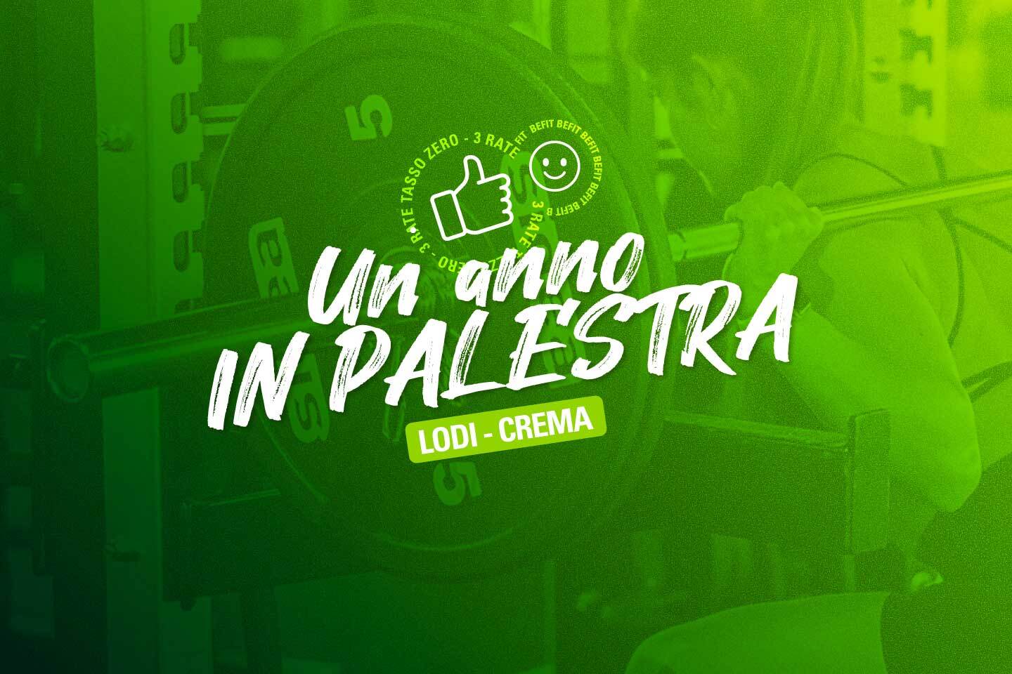 un anno in palestra promo lodi crema